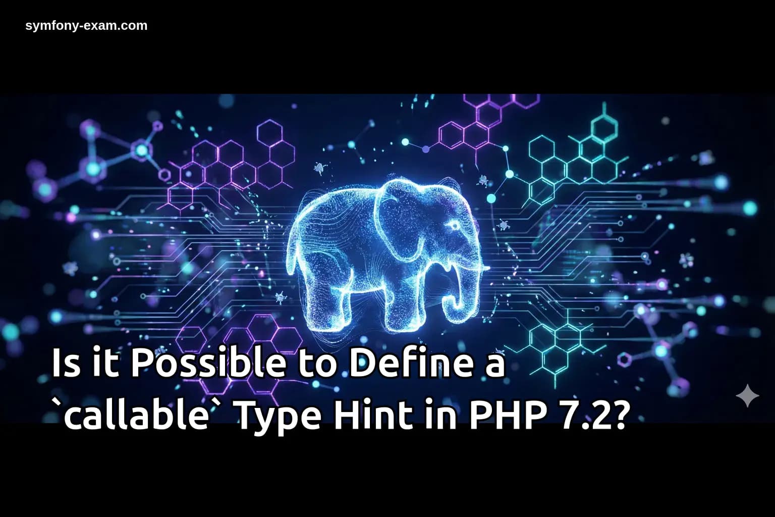 Is it Possible to Define a `callable` Type Hint in PHP 7.2?