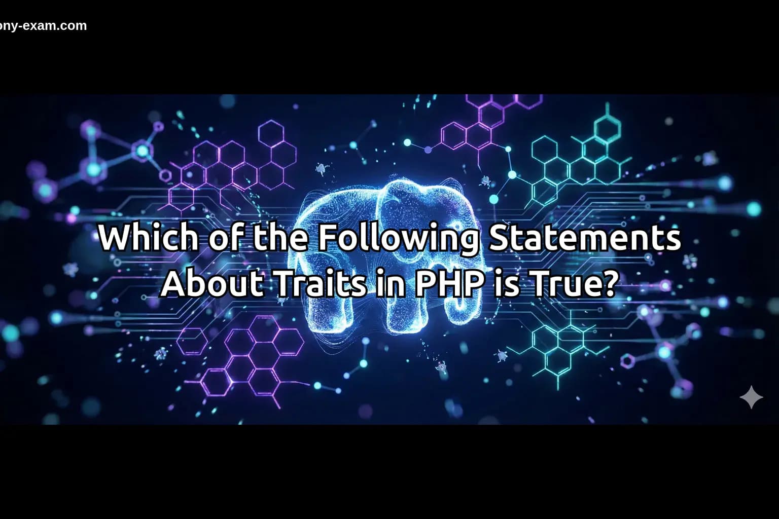 Which of the Following Statements About Traits in PHP is True?