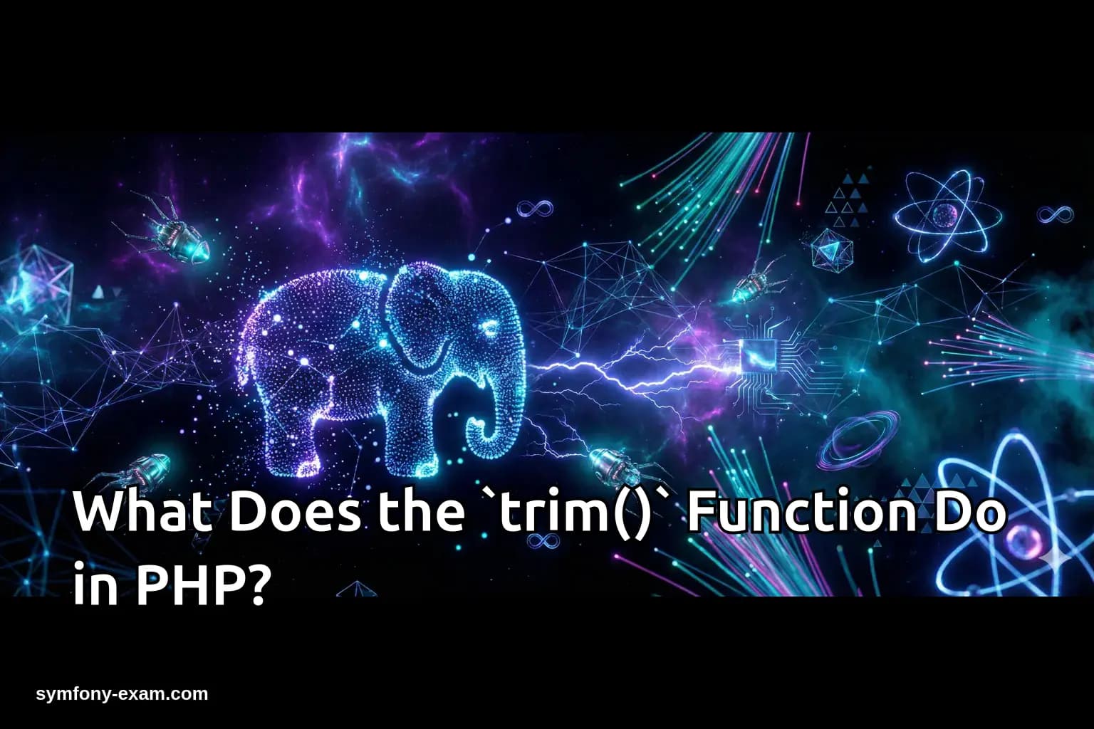 What Does the `trim()` Function Do in PHP?