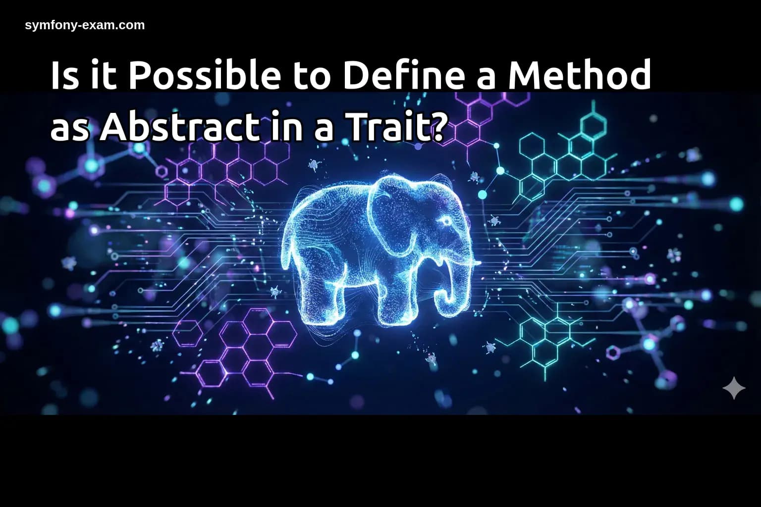Is it Possible to Define a Method as Abstract in a Trait?
