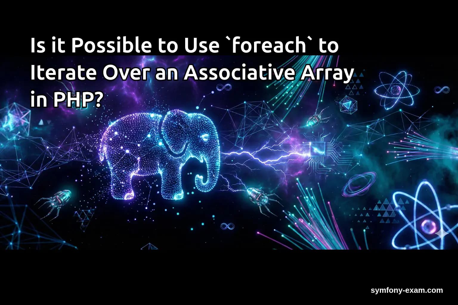 Is it Possible to Use `foreach` to Iterate Over an Associative Array in PHP?