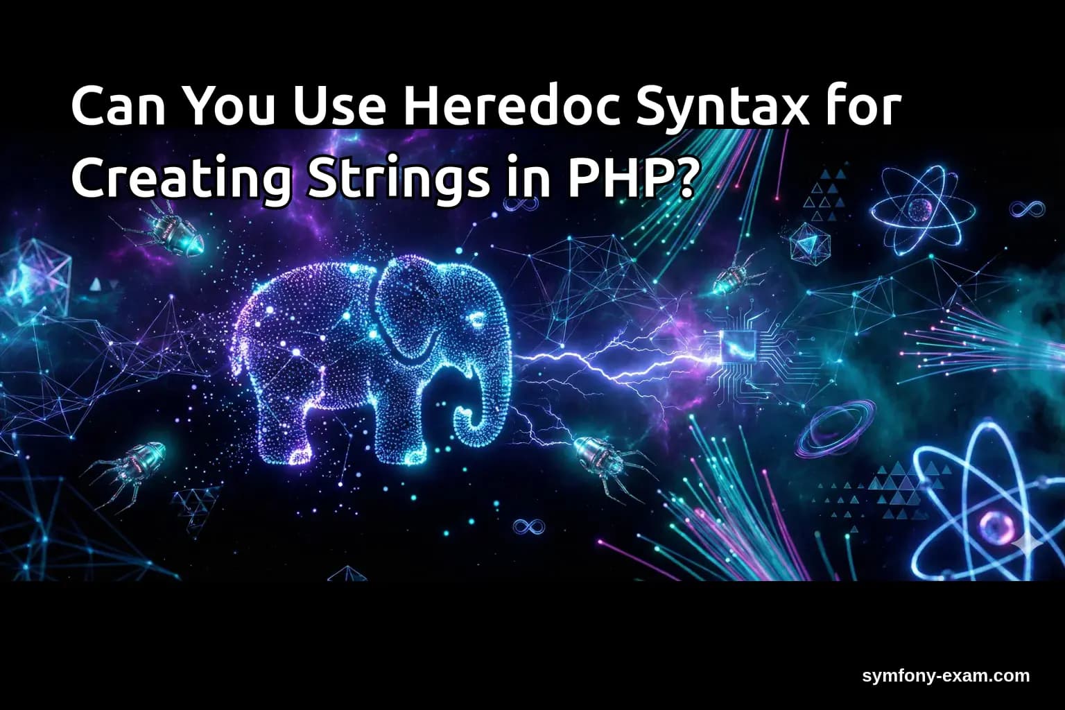 Can You Use Heredoc Syntax for Creating Strings in PHP?