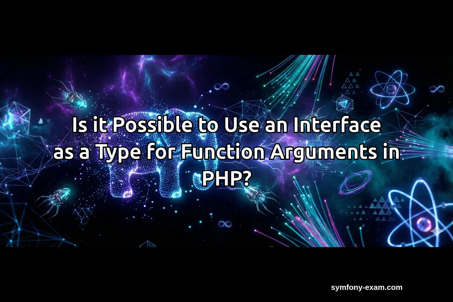 Is it Possible to Use an Interface as a Type for Function Arguments in PHP?