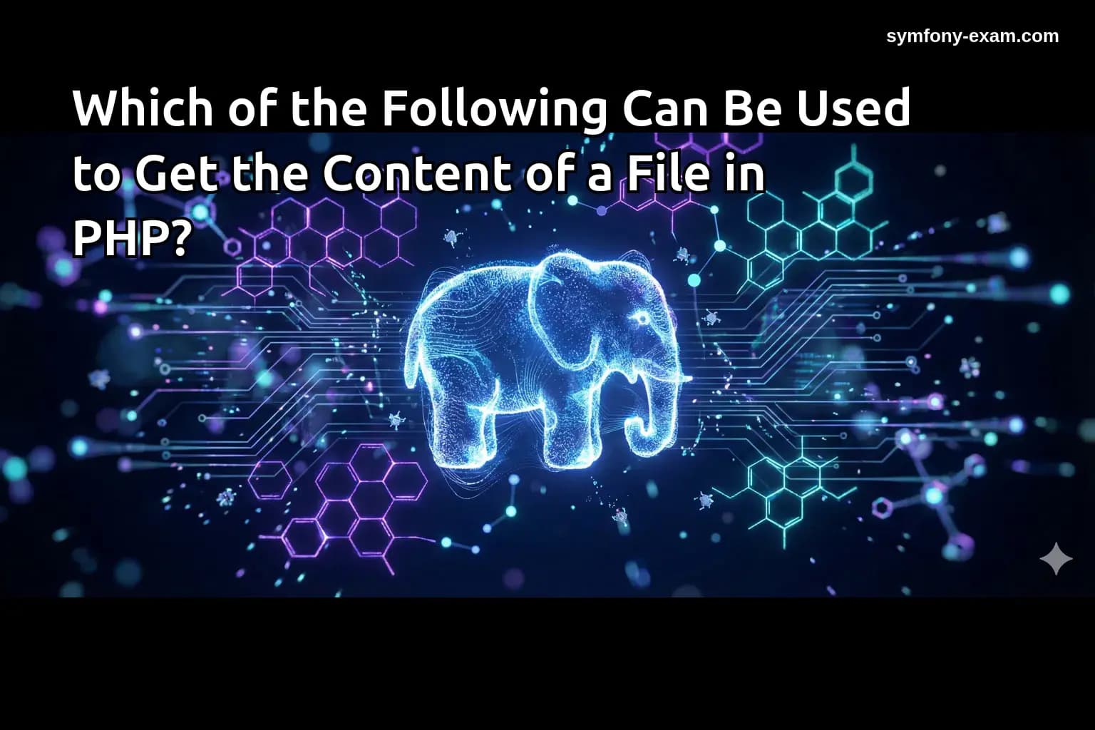 Which of the Following Can Be Used to Get the Content of a File in PHP?