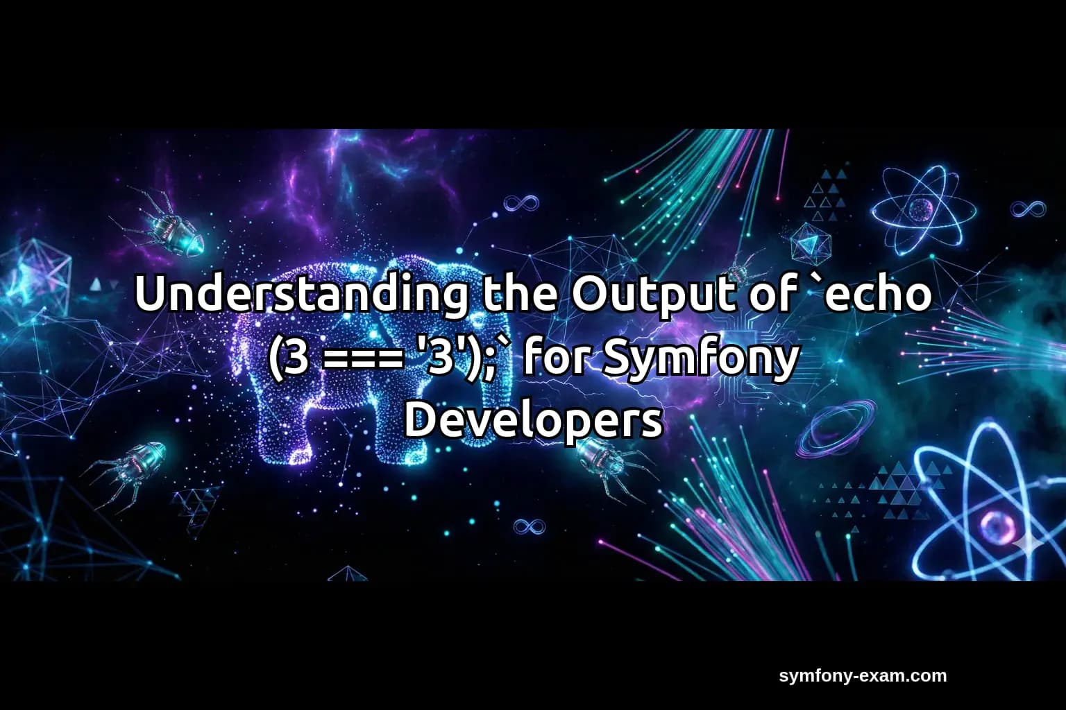 Understanding the Output of `echo (3 === '3');` for Symfony Developers
