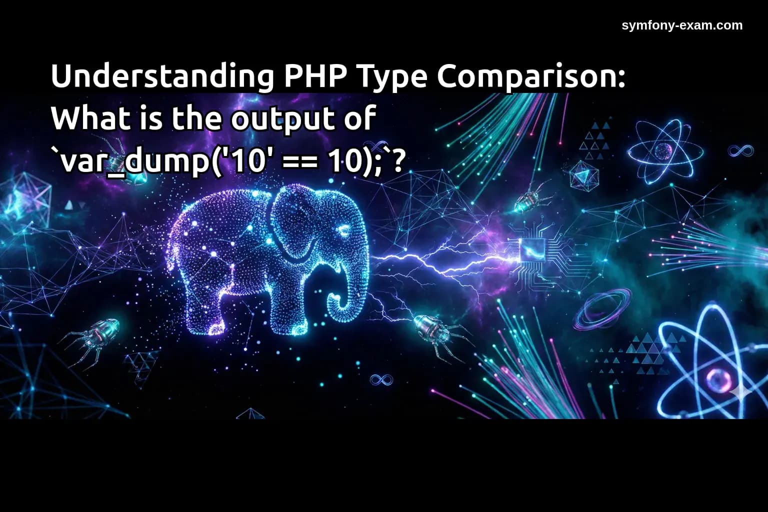 Understanding PHP Type Comparison: What is the output of `var_dump('10' == 10);`?