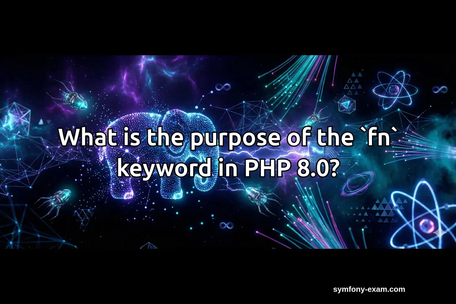 What is the purpose of the `fn` keyword in PHP 8.0?