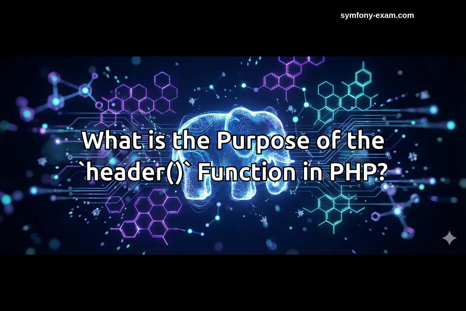 What is the Purpose of the `header()` Function in PHP?
