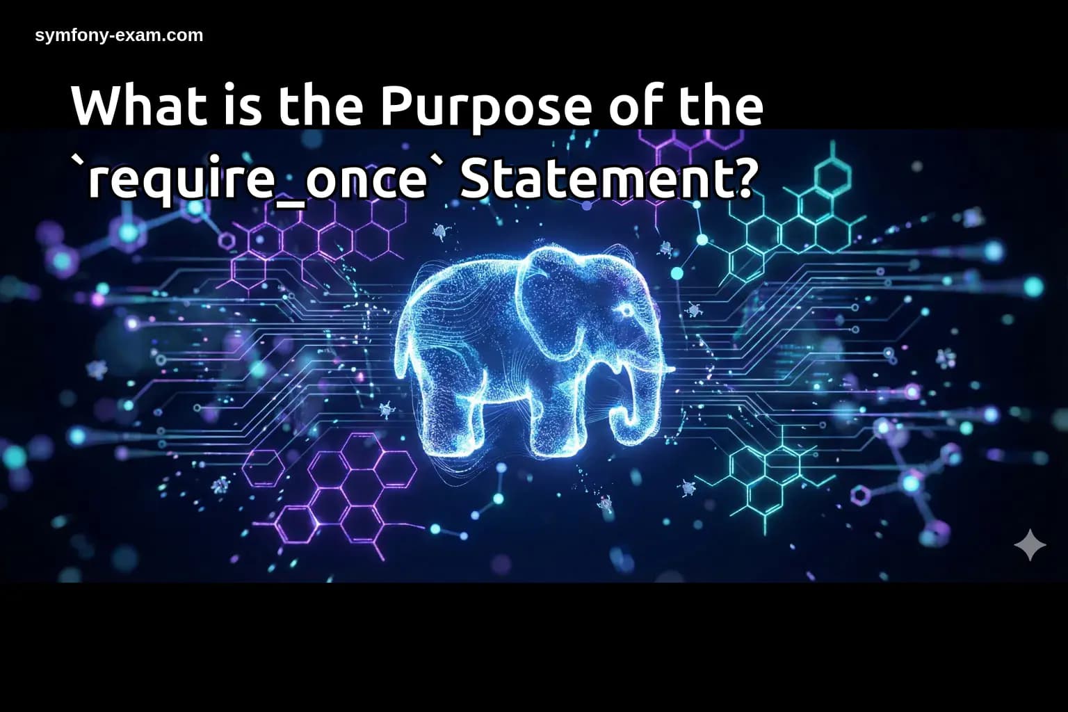 What is the Purpose of the `require_once` Statement?