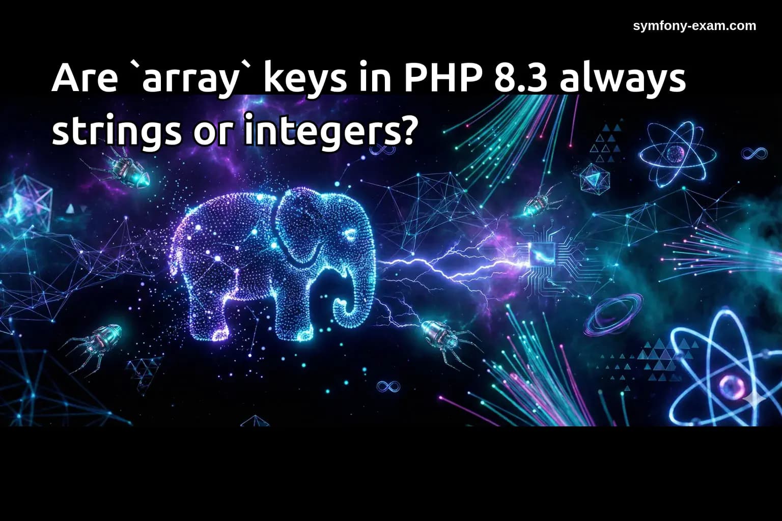 Are `array` keys in PHP 8.3 always strings or integers?