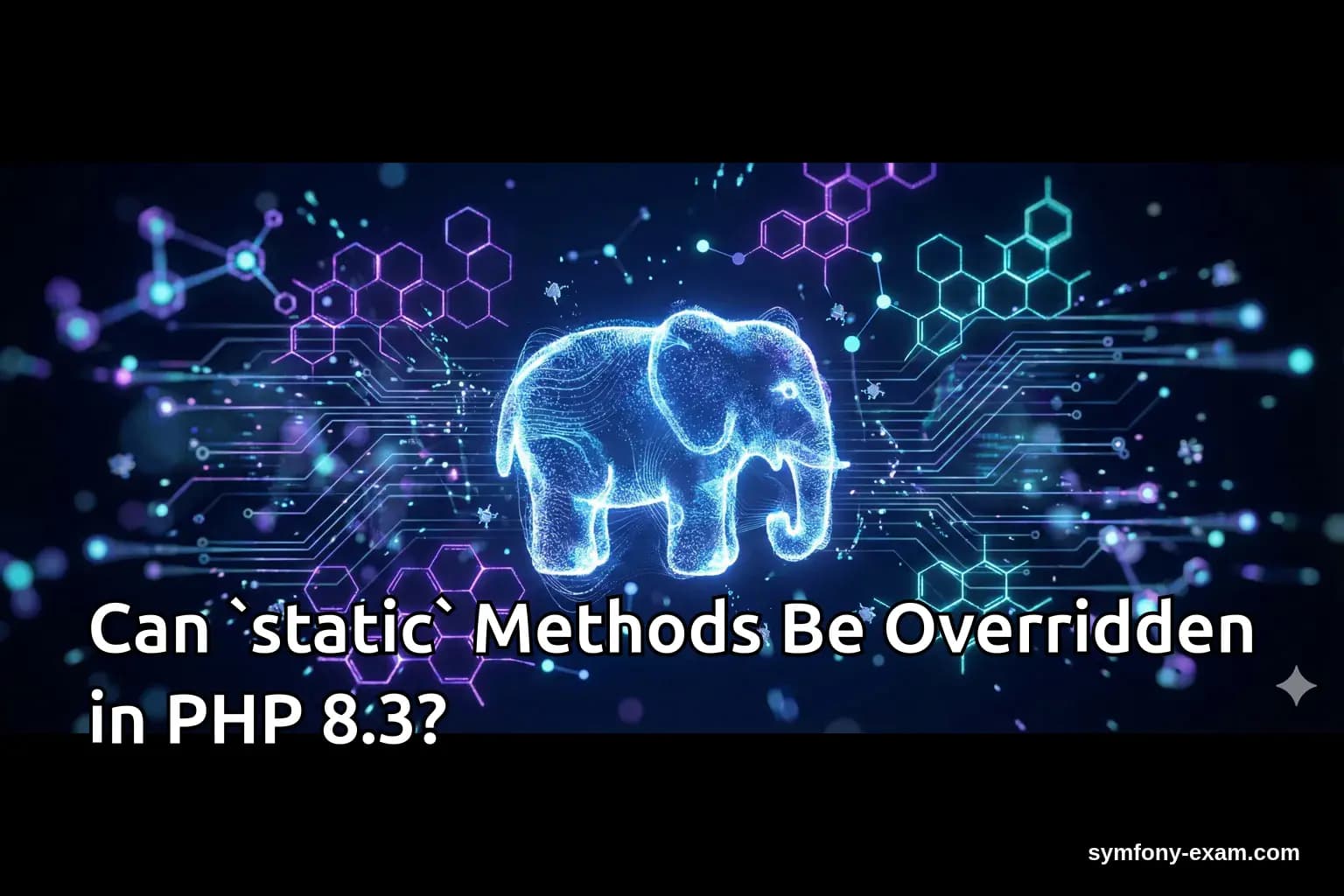 Can `static` Methods Be Overridden in PHP 8.3?