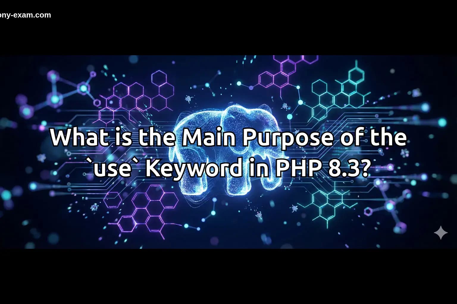 What is the Main Purpose of the `use` Keyword in PHP 8.3?
