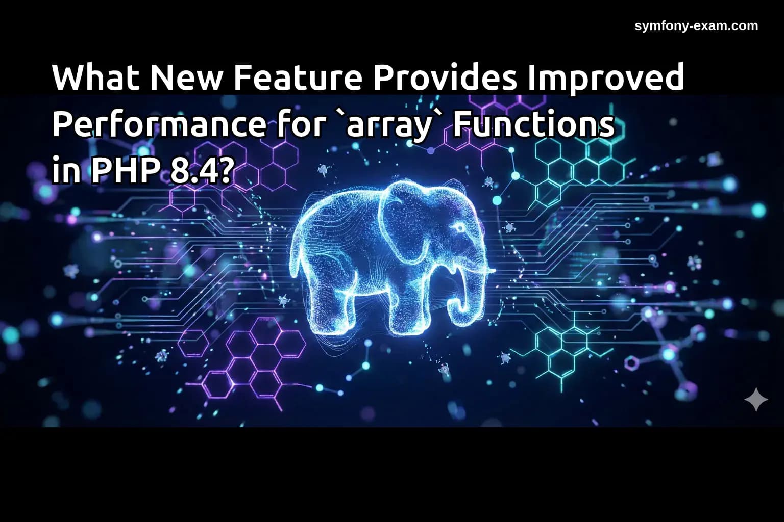 What New Feature Provides Improved Performance for `array` Functions in PHP 8.4?