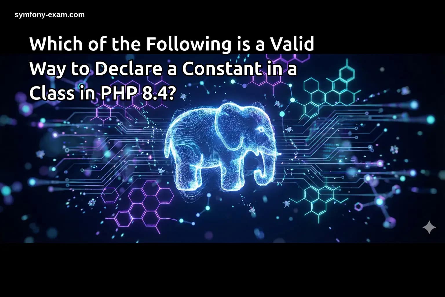 Which of the Following is a Valid Way to Declare a Constant in a Class in PHP 8.4?