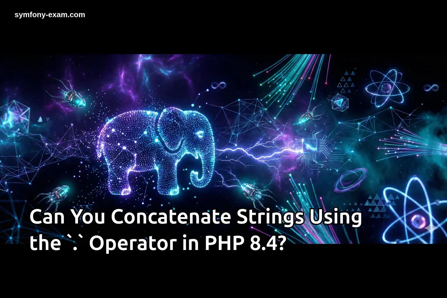 Can You Concatenate Strings Using the `.` Operator in PHP 8.4?