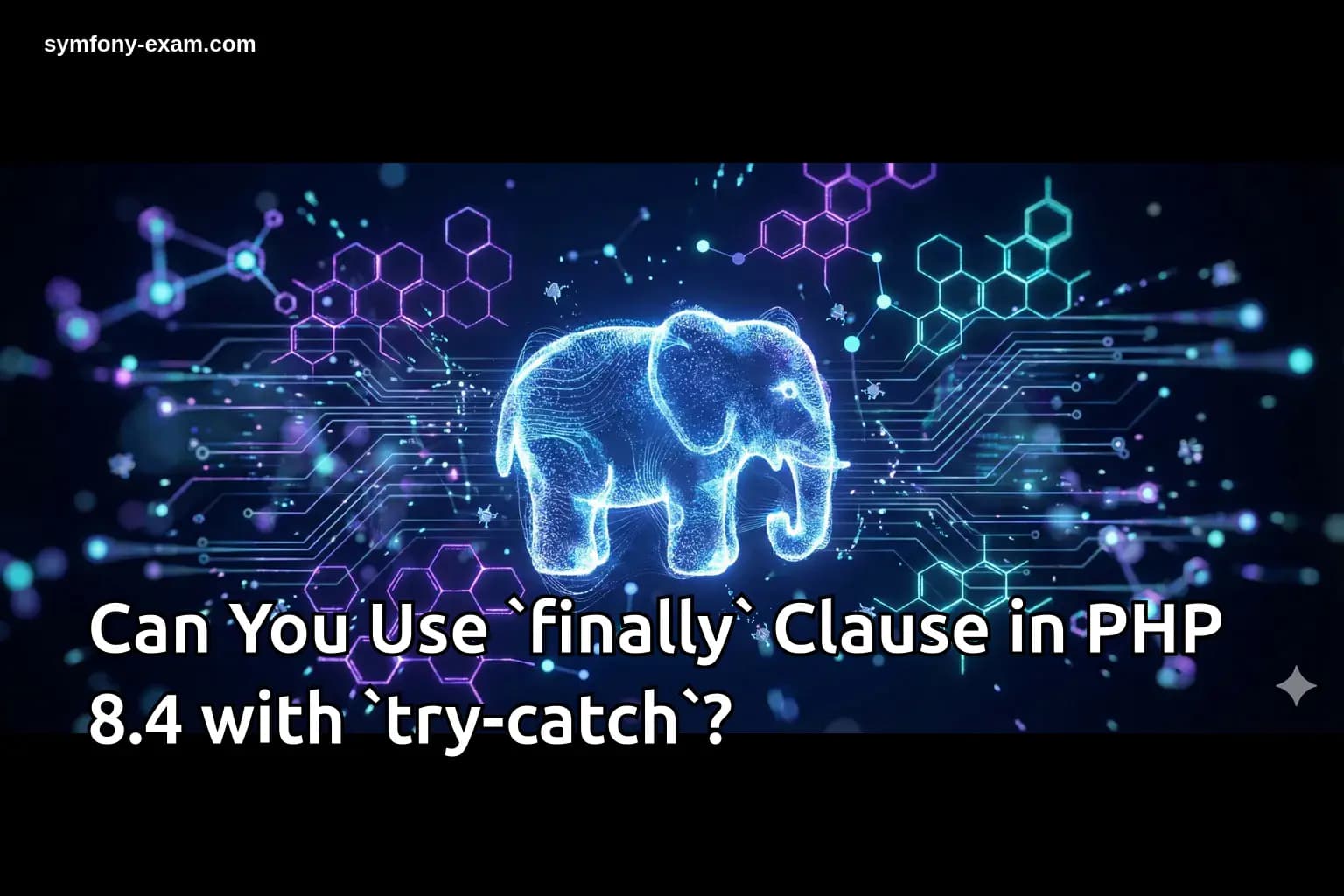 Can You Use `finally` Clause in PHP 8.4 with `try-catch`?