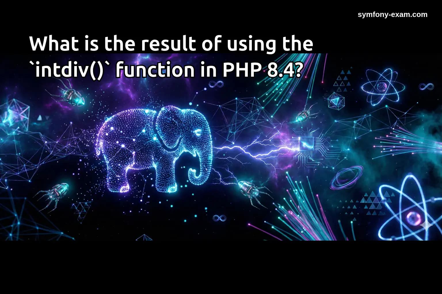 What is the result of using the `intdiv()` function in PHP 8.4?