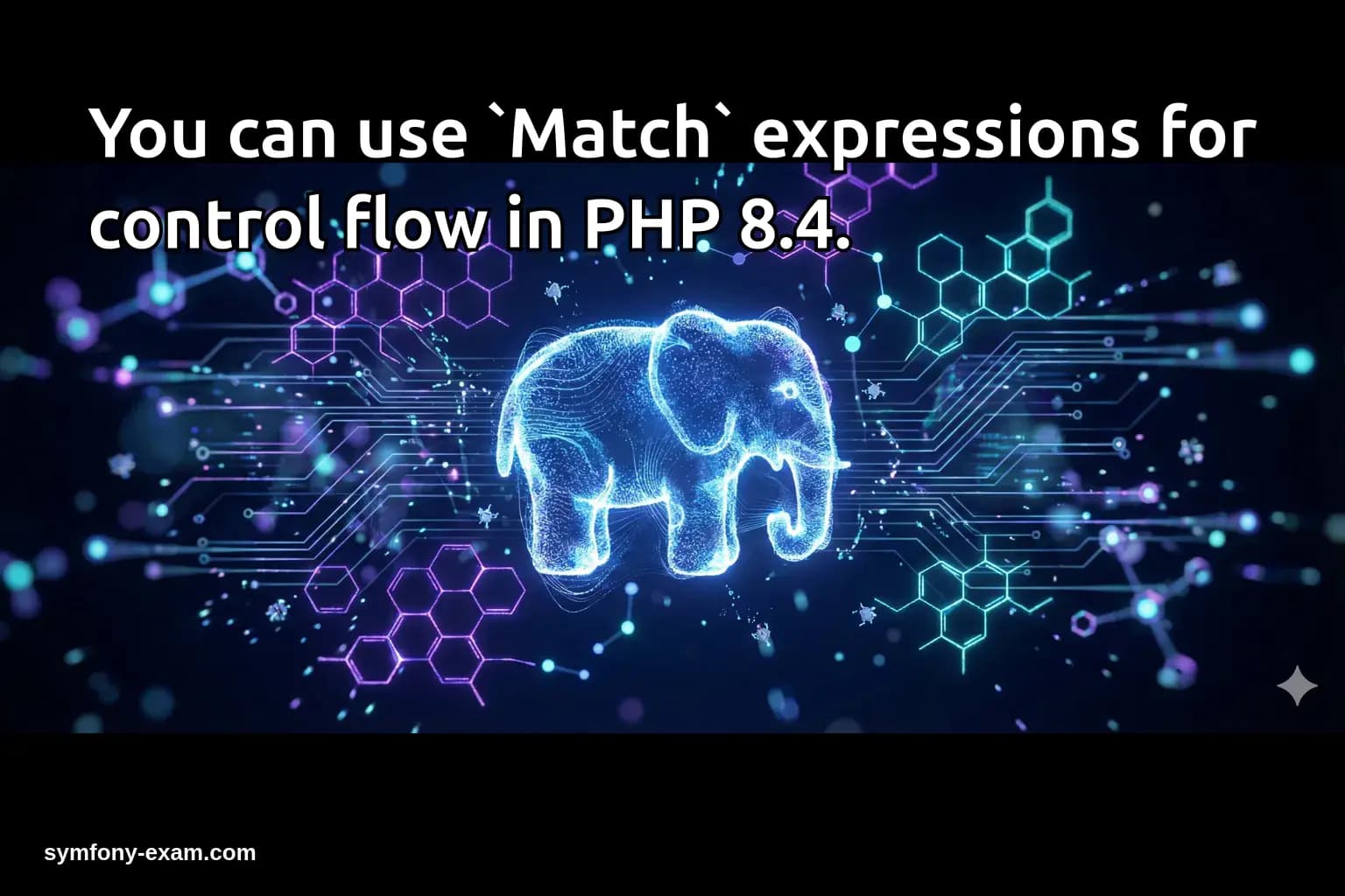 You can use `Match` expressions for control flow in PHP 8.4.