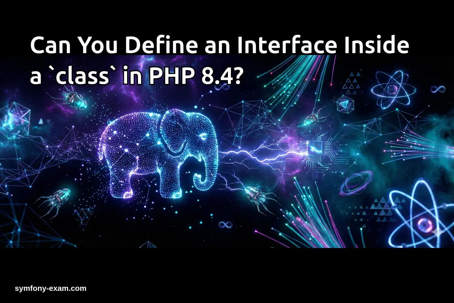 Can You Define an Interface Inside a `class` in PHP 8.4?