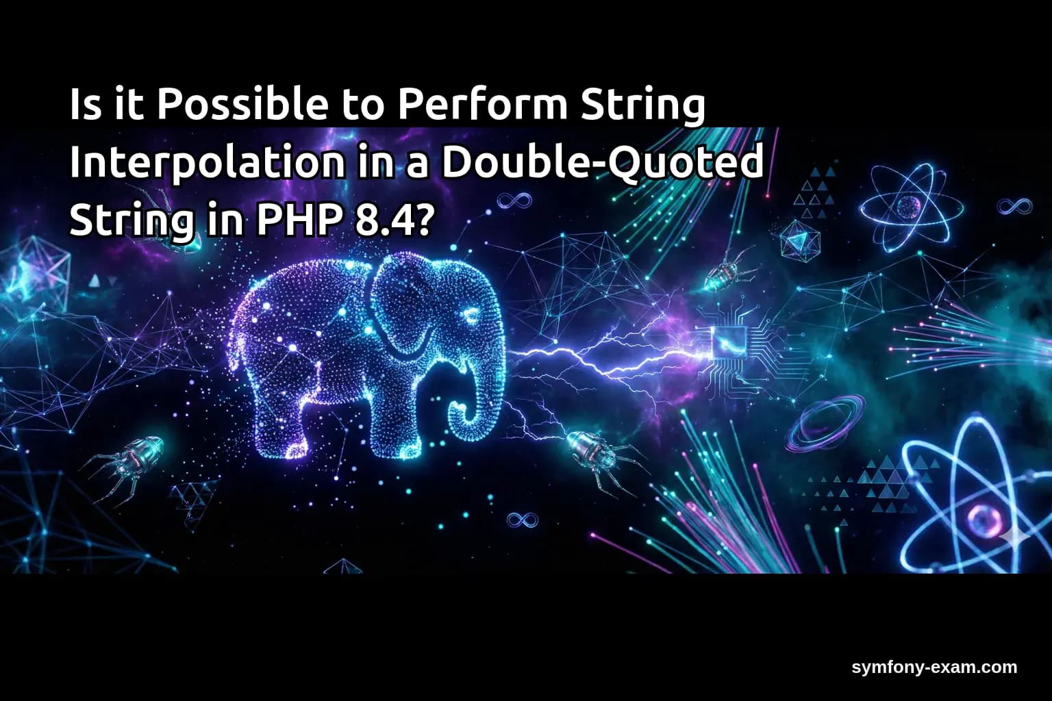 Is it Possible to Perform String Interpolation in a Double-Quoted String in PHP 8.4?