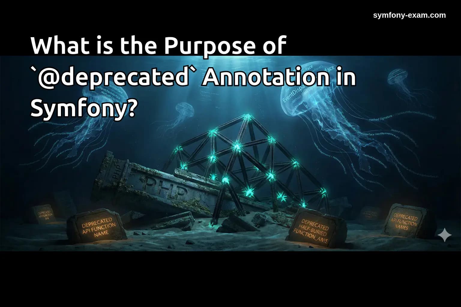 What is the Purpose of `@deprecated` Annotation in Symfony?