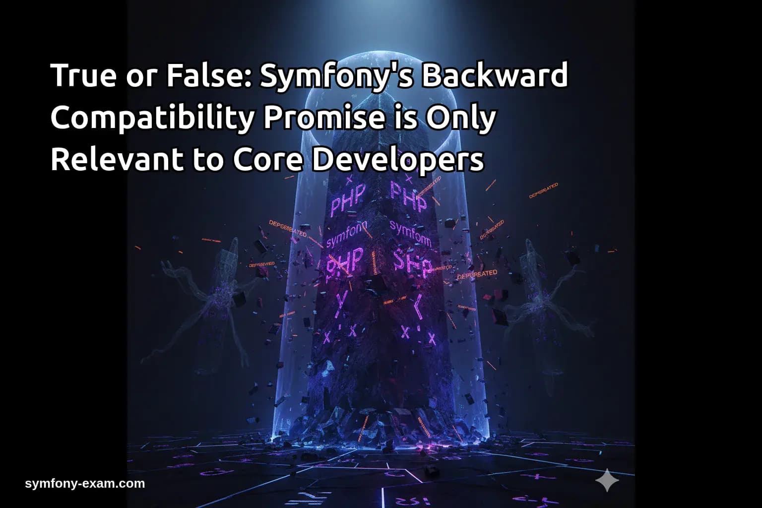 True or False: Symfony's Backward Compatibility Promise is Only Relevant to Core Developers