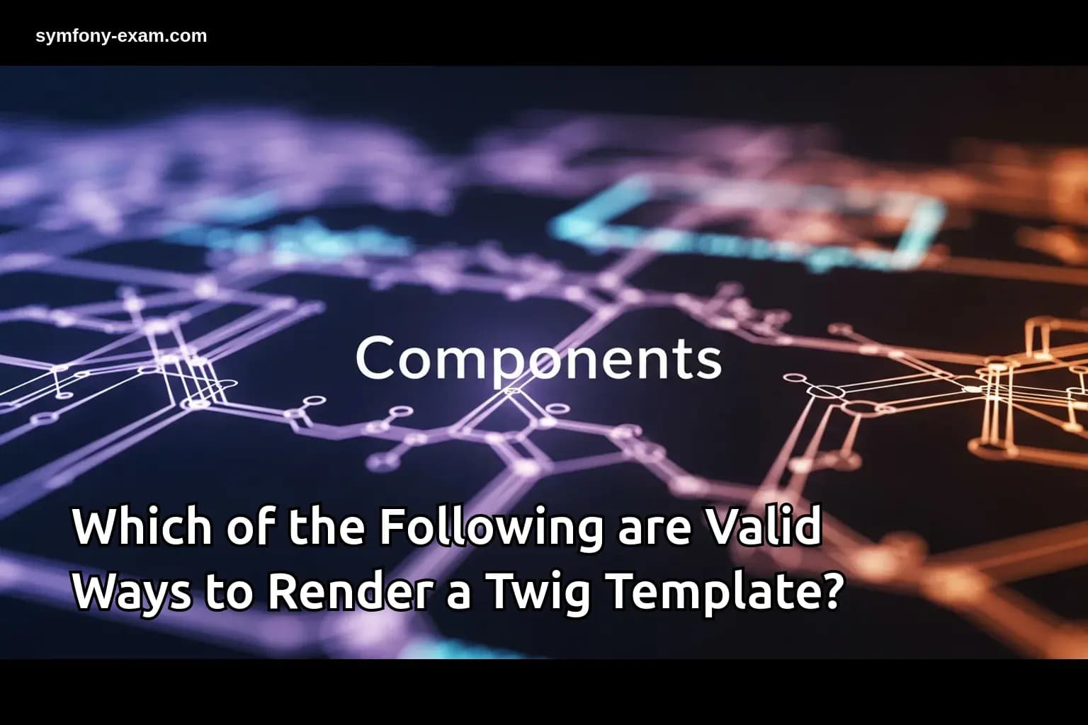 Which of the Following are Valid Ways to Render a Twig Template?
