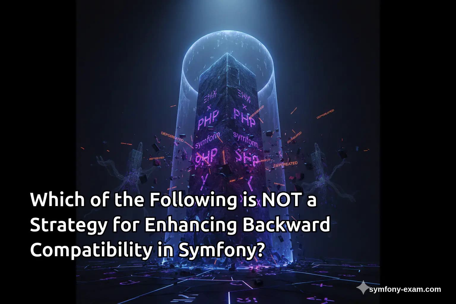 Which of the Following is NOT a Strategy for Enhancing Backward Compatibility in Symfony?