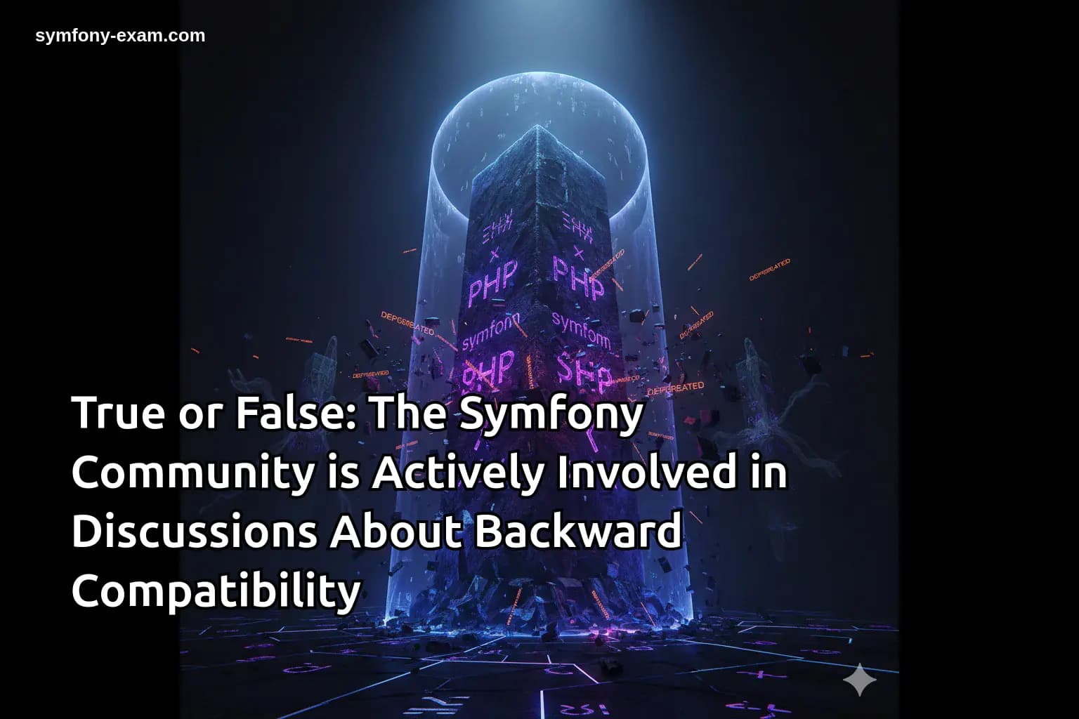 True or False: The Symfony Community is Actively Involved in Discussions About Backward Compatibility