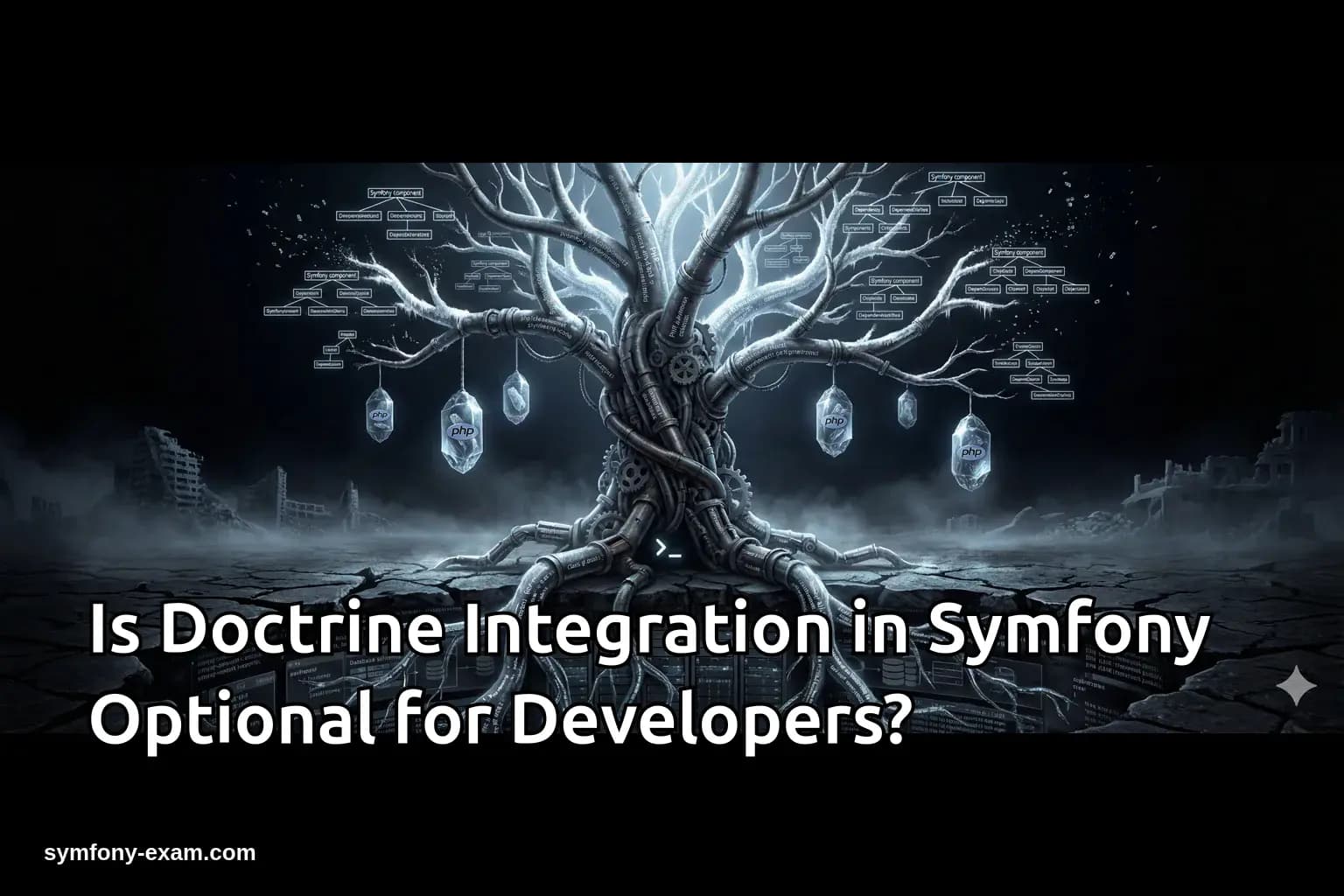 Is Doctrine Integration in Symfony Optional for Developers?