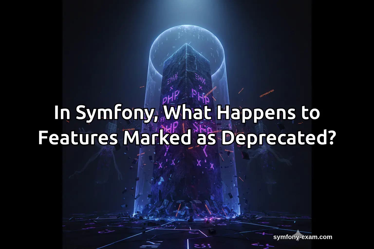 In Symfony, What Happens to Features Marked as Deprecated?