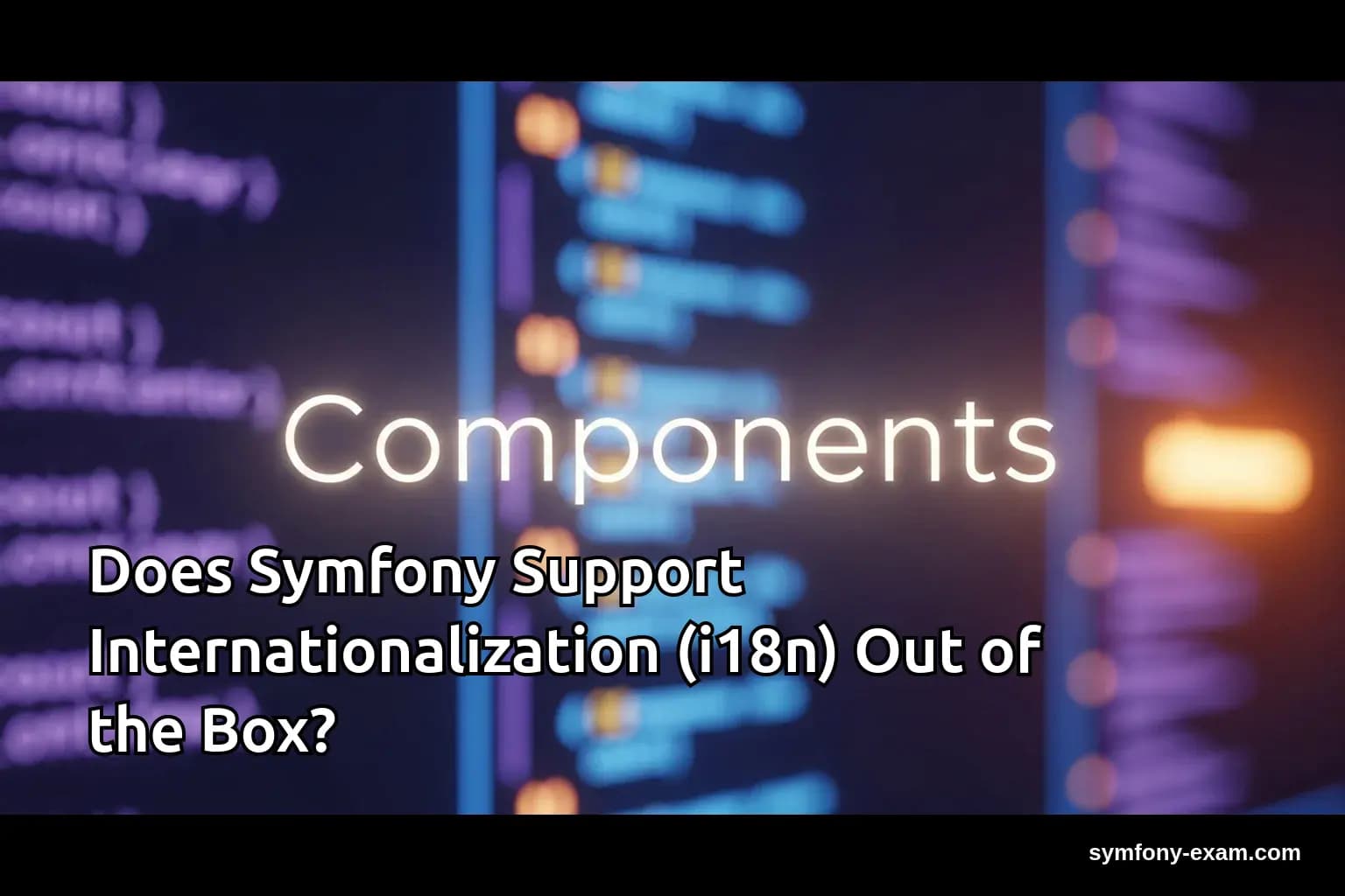 Does Symfony Support Internationalization (i18n) Out of the Box?