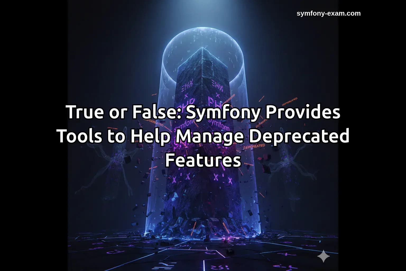 True or False: Symfony Provides Tools to Help Manage Deprecated Features
