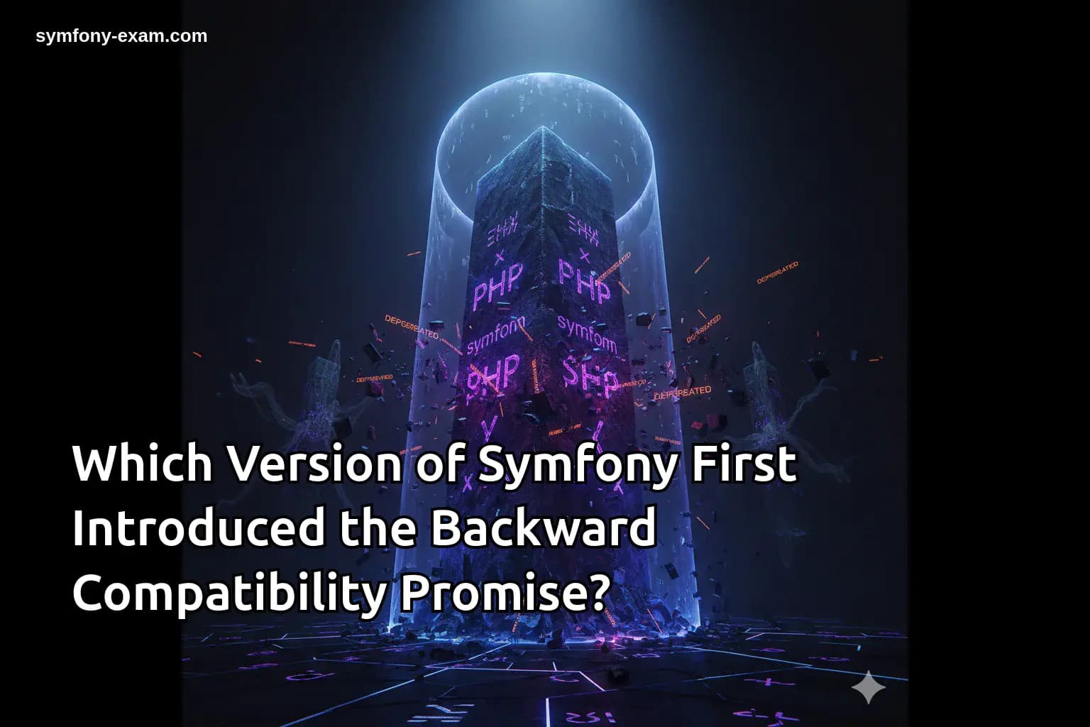 Which Version of Symfony First Introduced the Backward Compatibility Promise?