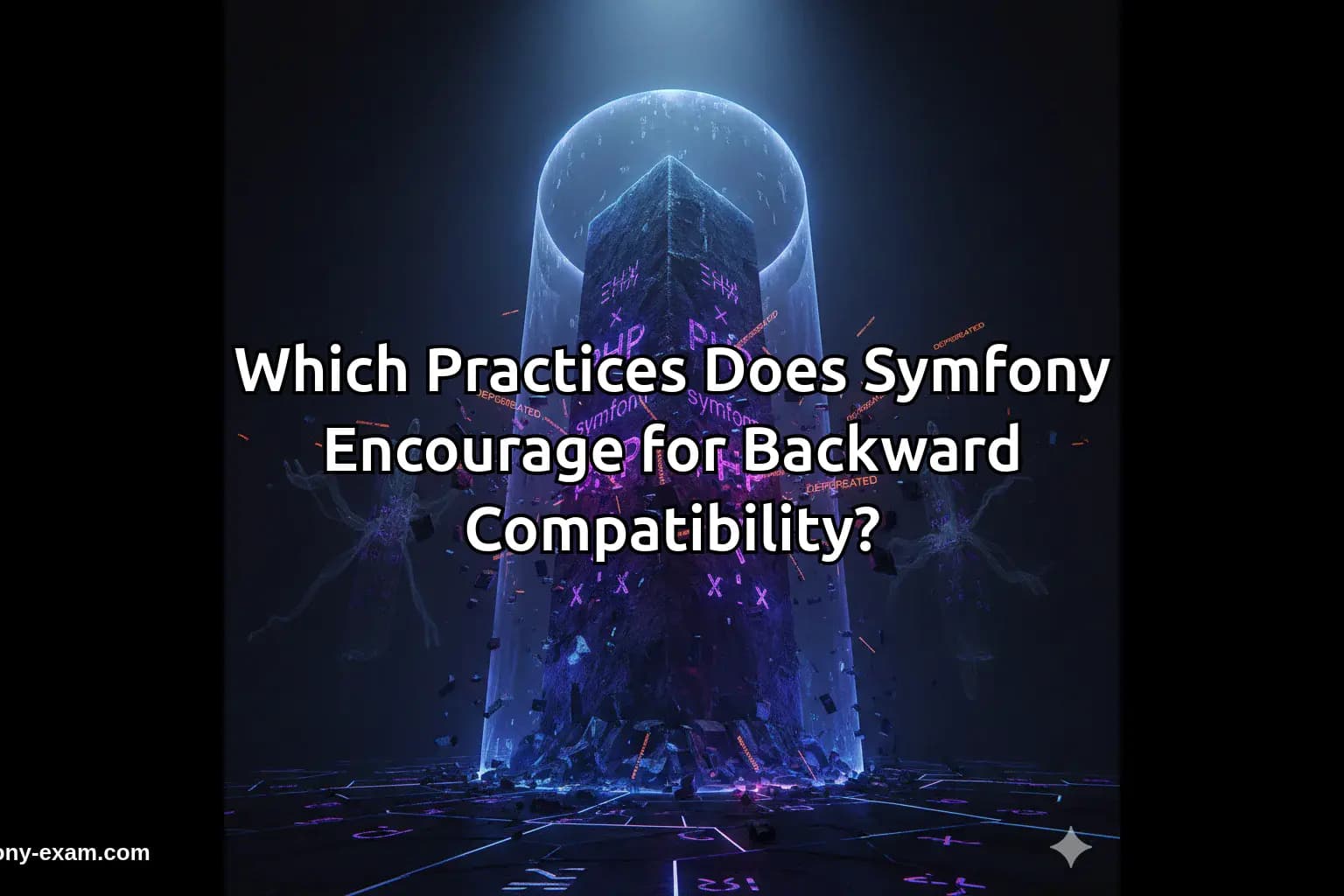 Which Practices Does Symfony Encourage for Backward Compatibility?