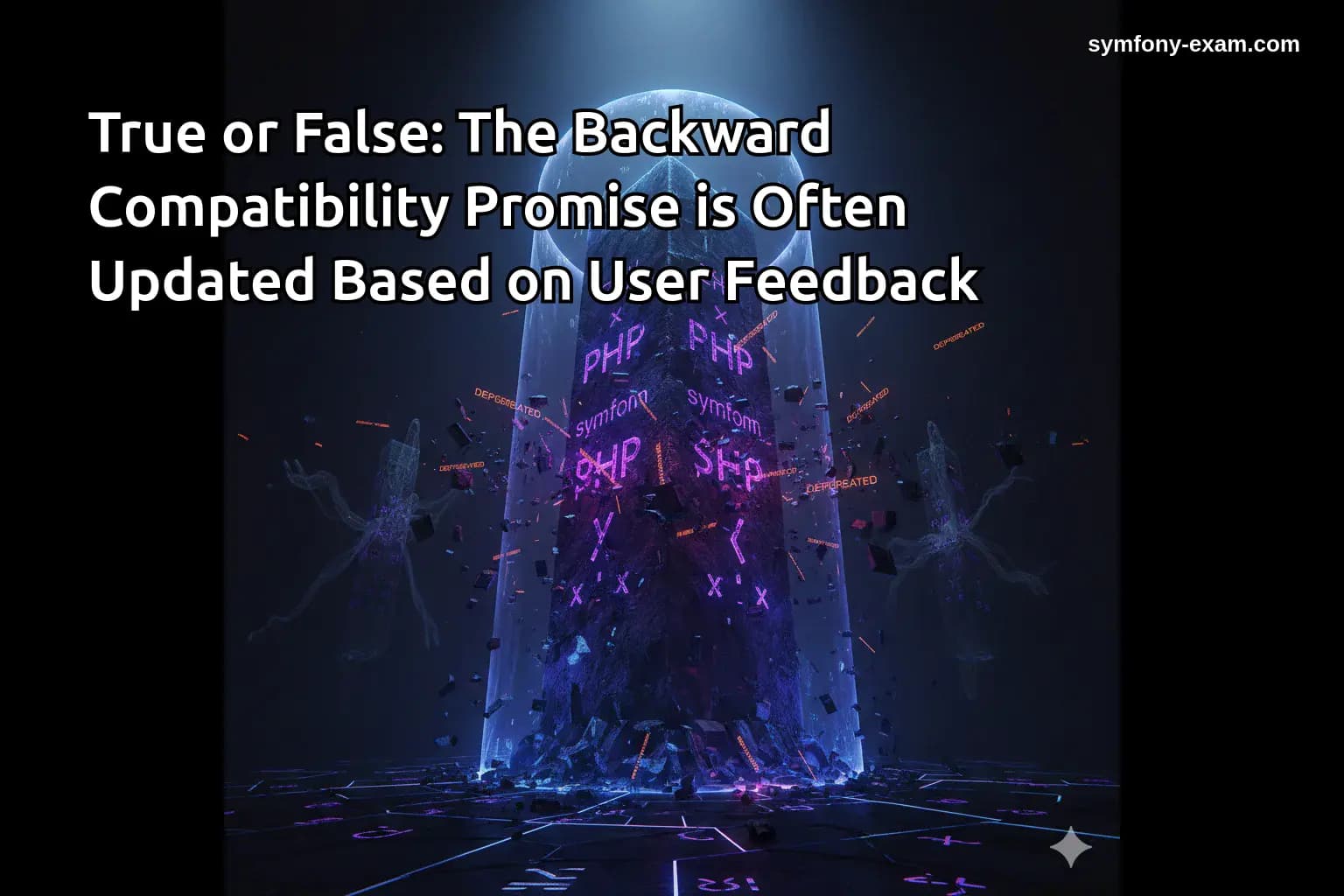 True or False: The Backward Compatibility Promise is Often Updated Based on User Feedback