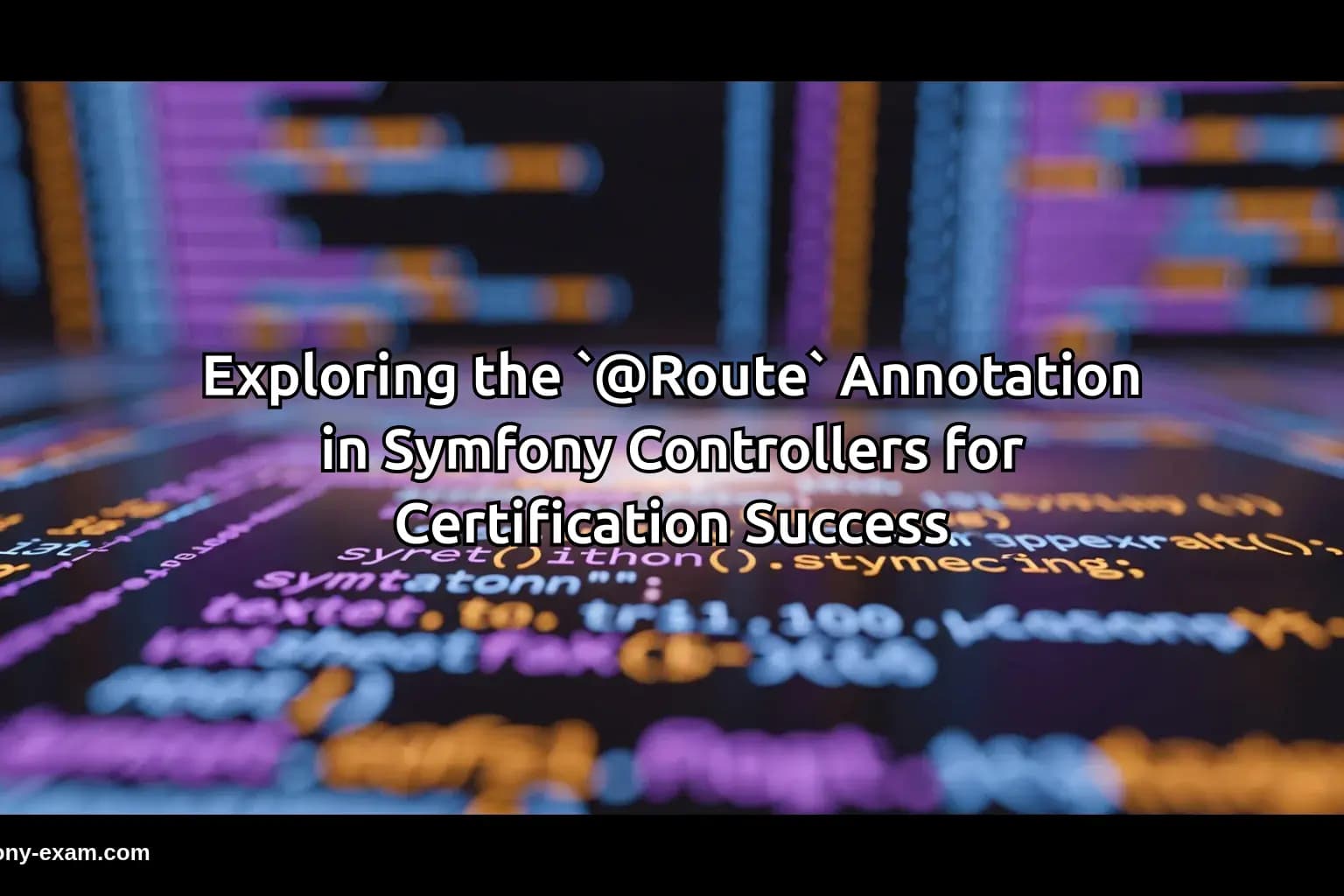 Exploring the `@Route` Annotation in Symfony Controllers for Certification Success