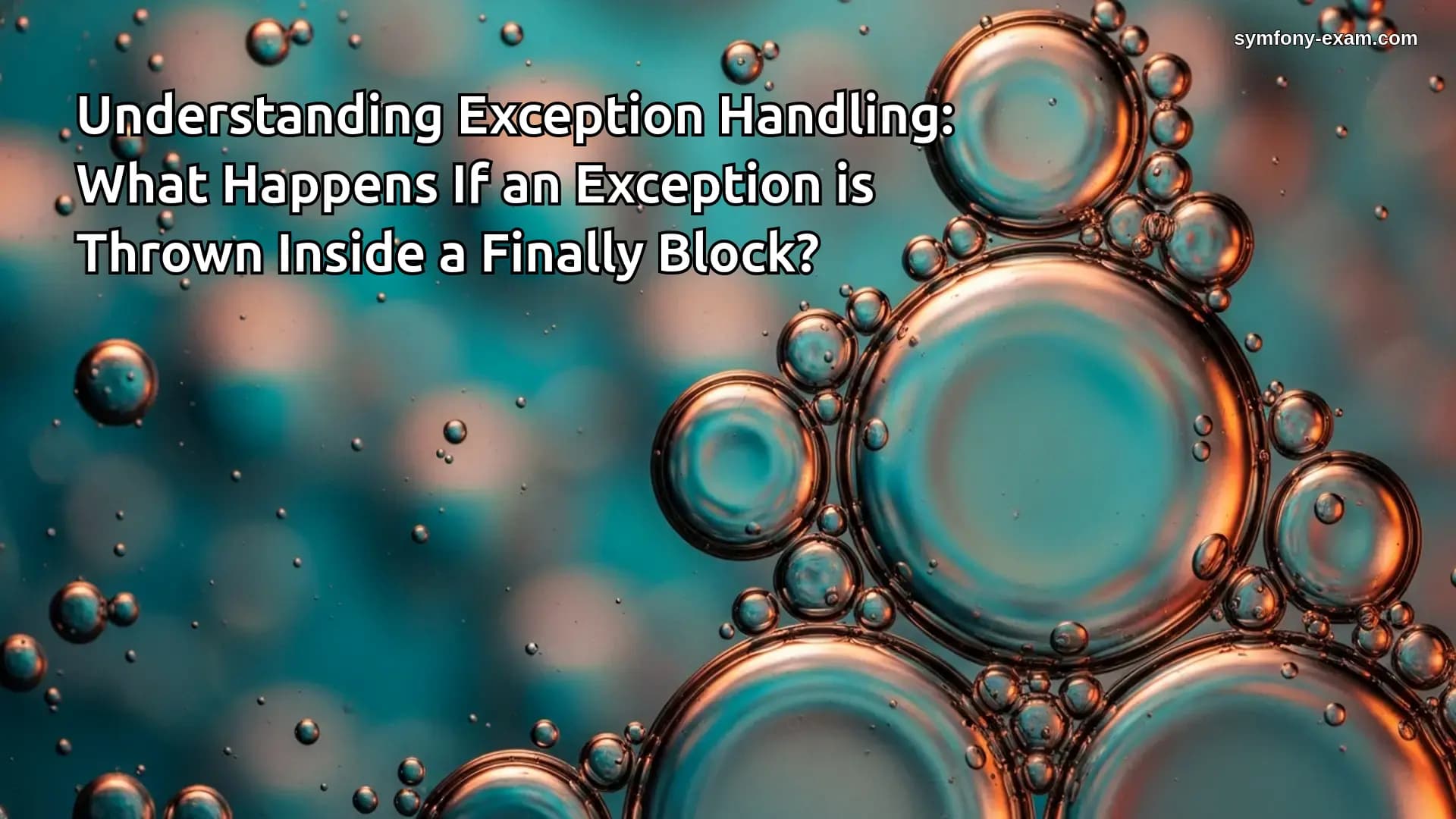 Master Exception Handling in Symfony Certification