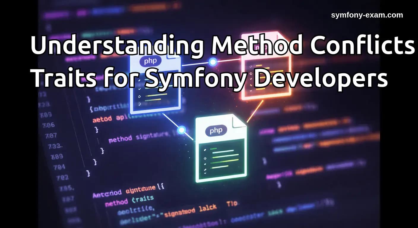 Handling Method Conflicts in Symfony Traits