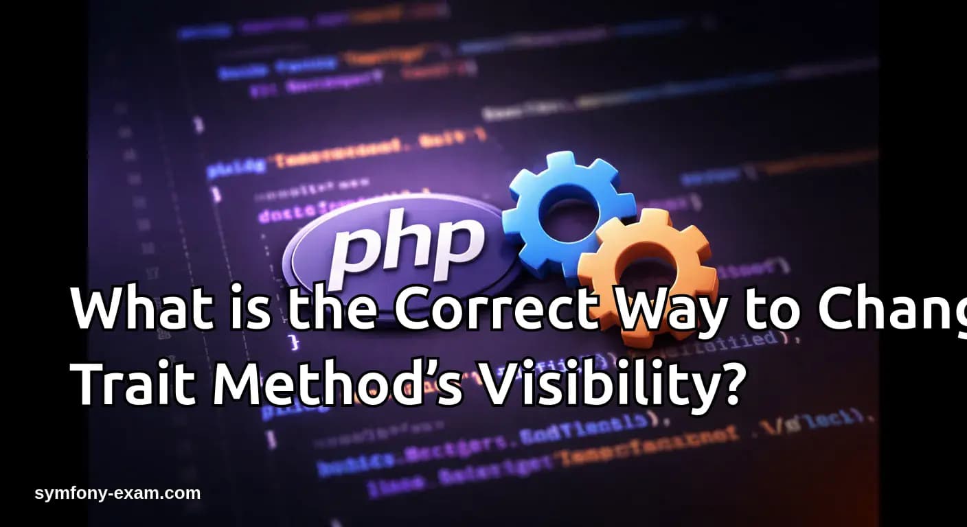 Master Trait Method Visibility for Symfony Certification