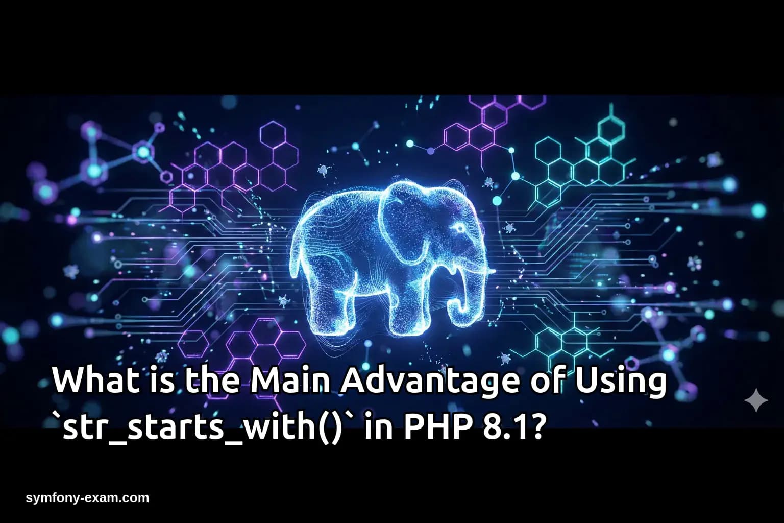 What is the Main Advantage of Using `str_starts_with()` in PHP 8.1?