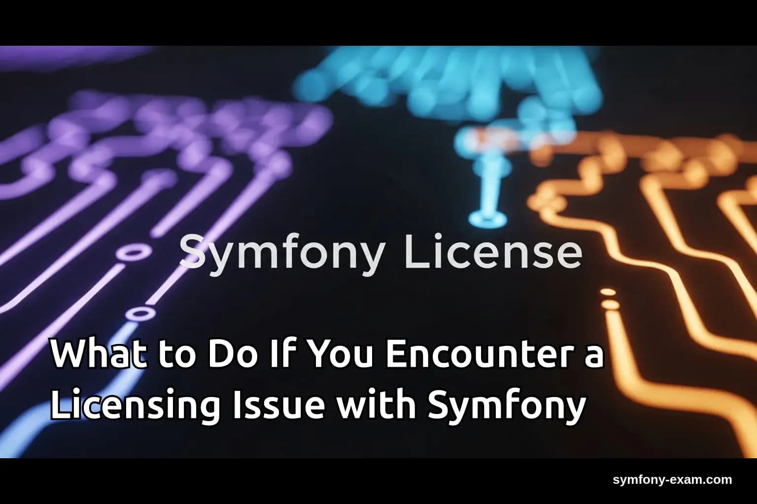 What to Do If You Encounter a Licensing Issue with Symfony