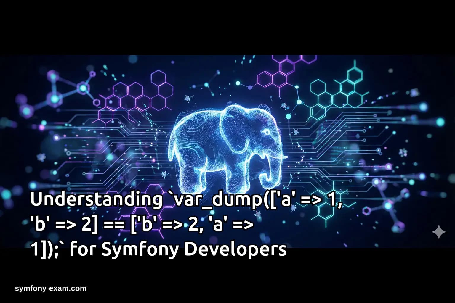 Understanding `var_dump(['a' => 1, 'b' => 2] == ['b' => 2, 'a' => 1]);` for Symfony Developers