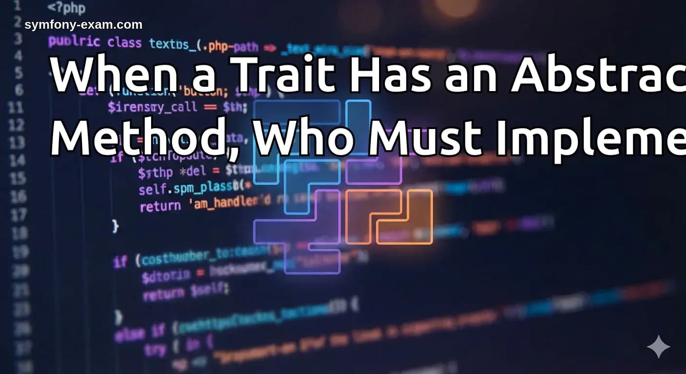 Implementing Abstract Methods in Symfony Traits