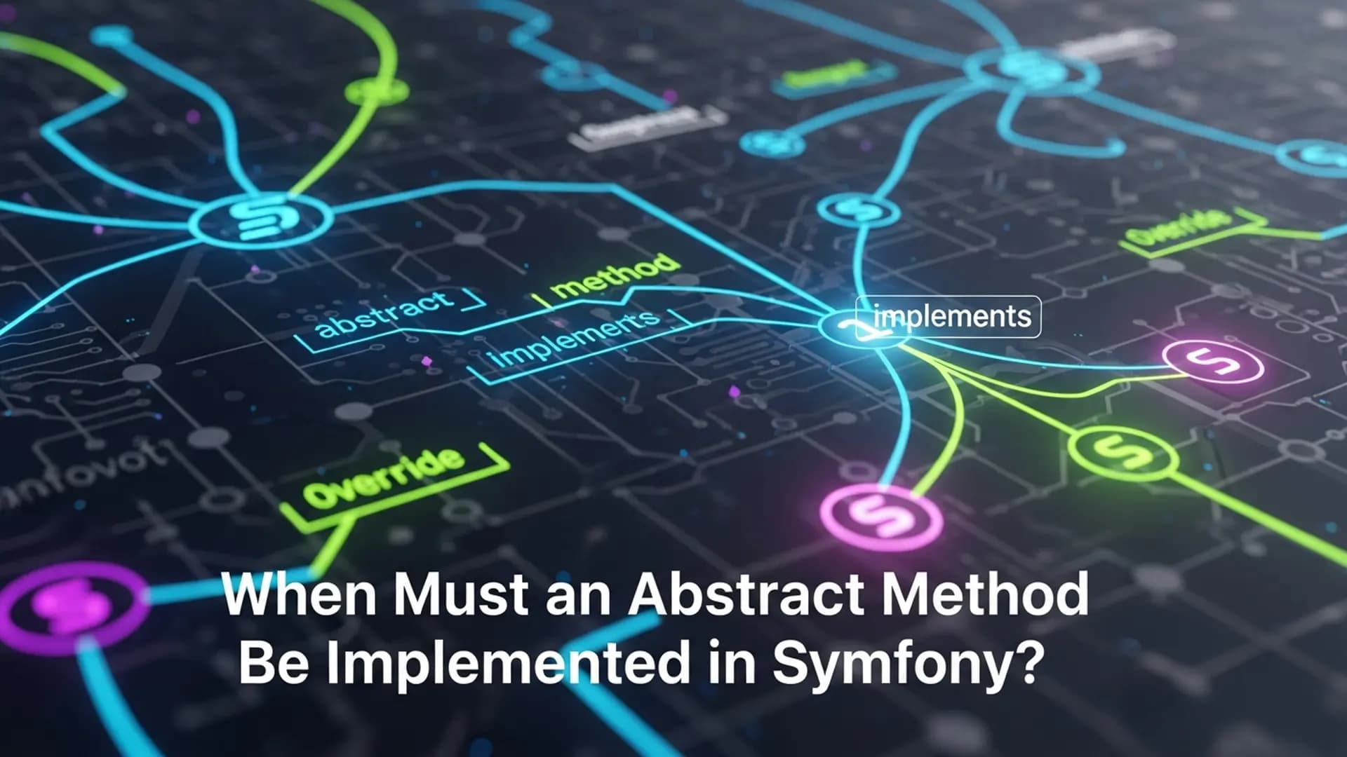 When Must an Abstract Method Be Implemented in Symfony?
