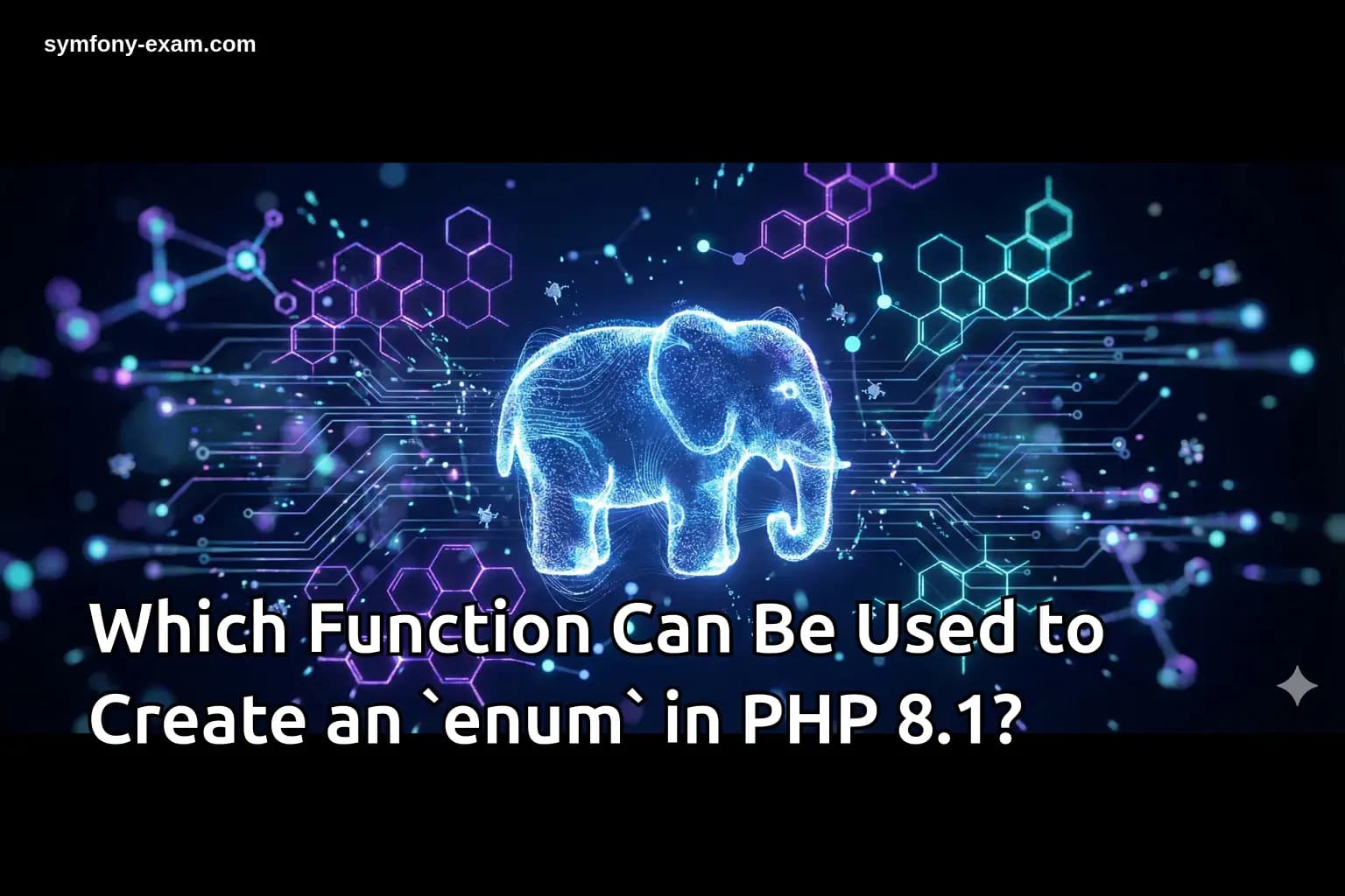 Which Function Can Be Used to Create an `enum` in PHP 8.1?