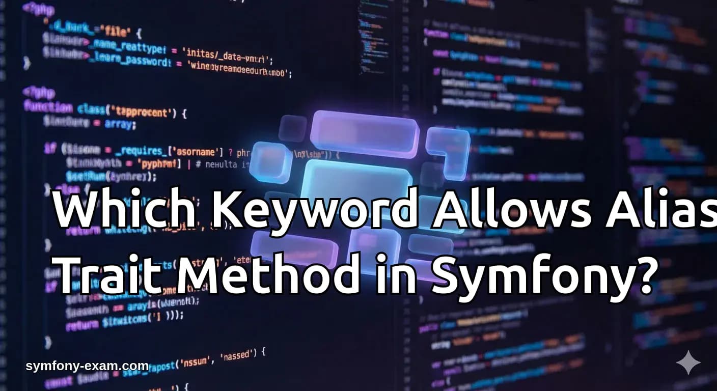 Master Aliasing Trait Methods in Symfony