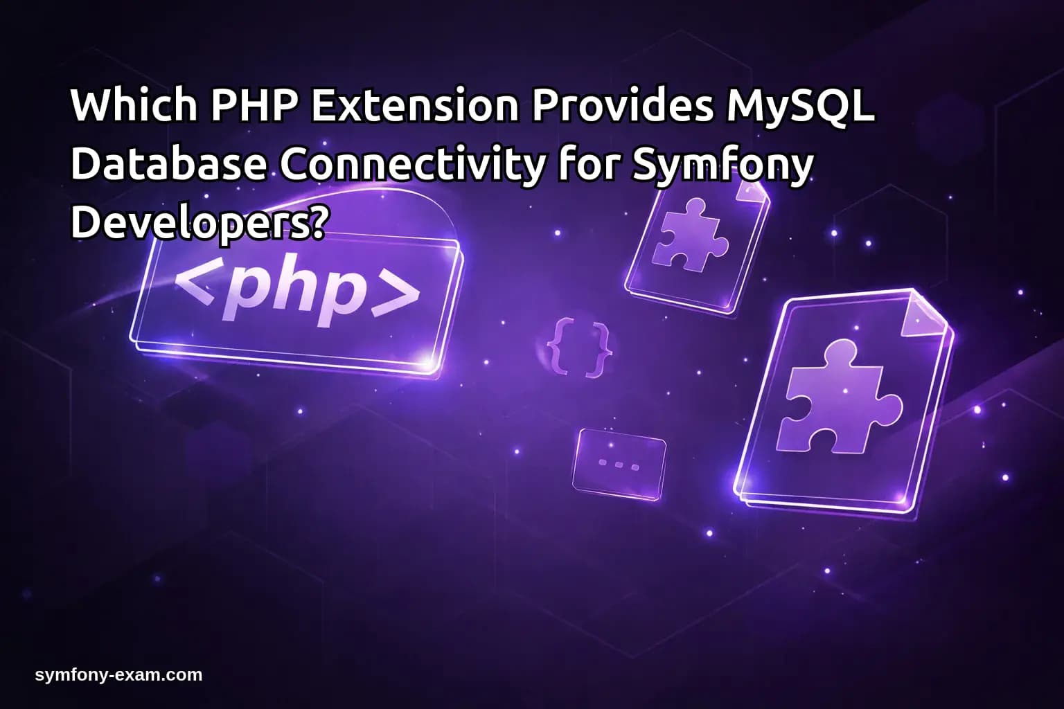 Essential PHP Extension for MySQL in Symfony Apps