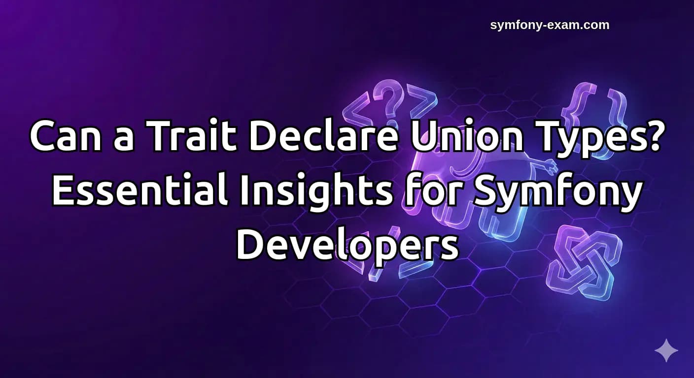 Mastering Union Types with Traits for Symfony Certification