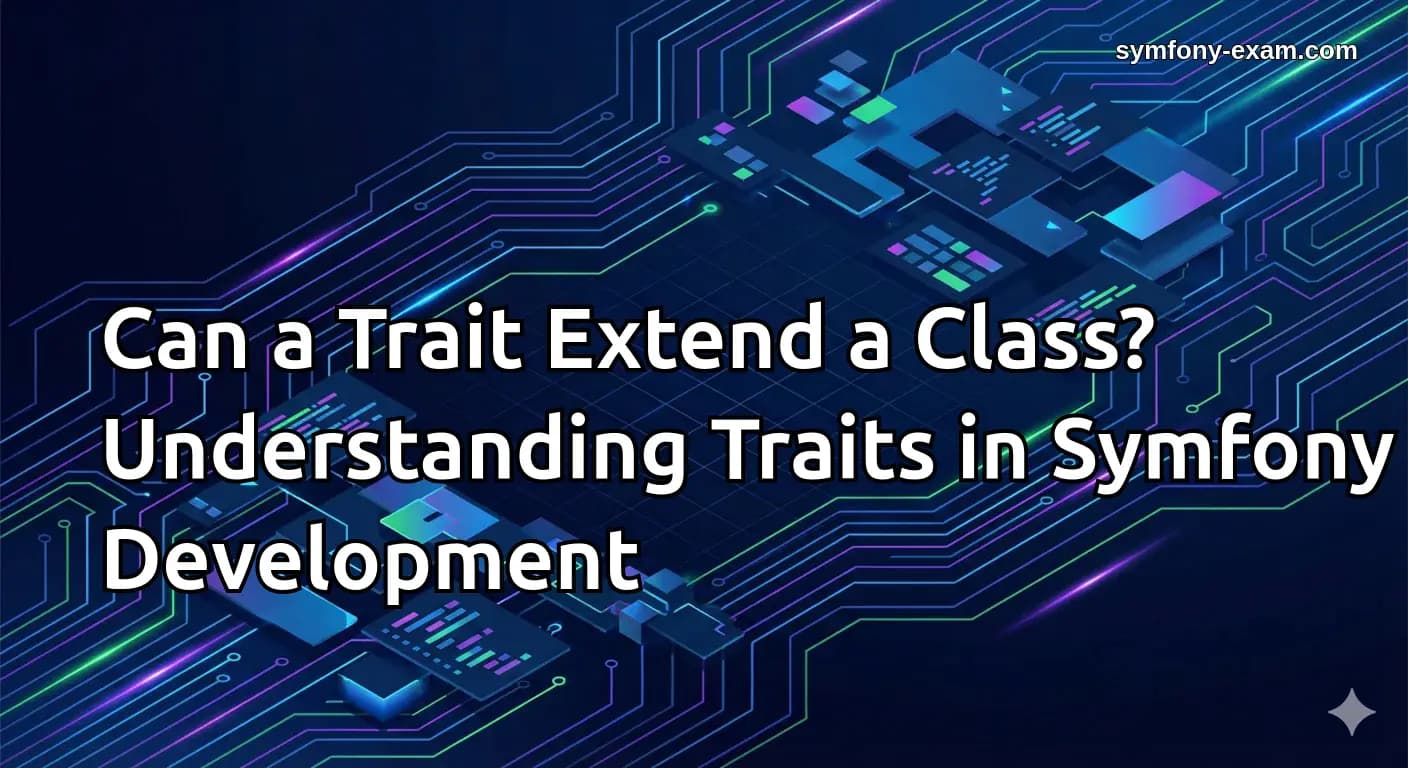 Can a Trait Extend a Class Traits in Symfony Development